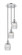 Colton - 3 Light - 12 inch - Polished Chrome - Cord hung - Multi Pendant (3442|113F-3P-PC-G302)
