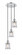 Canton - 3 Light - 12 inch - Polished Chrome - Cord hung - Multi Pendant (3442|113F-3P-PC-G182S)