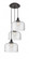 Cone - 3 Light - 18 inch - Oil Rubbed Bronze - Cord hung - Multi Pendant (3442|113F-3P-OB-G72-L)