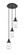 Dover - 3 Light - 11 inch - Oil Rubbed Bronze - Cord hung - Multi Pendant (3442|113F-3P-OB-G314)