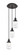 Dover - 3 Light - 11 inch - Oil Rubbed Bronze - Cord hung - Multi Pendant (3442|113F-3P-OB-G312)