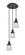 Canton - 3 Light - 12 inch - Oil Rubbed Bronze - Cord hung - Multi Pendant (3442|113F-3P-OB-G184S)