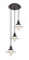 Halophane - 3 Light - 16 inch - Oil Rubbed Bronze - Cord hung - Multi Pendant (3442|113F-3P-OB-G1)