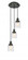 Bell - 3 Light - 12 inch - Matte Black - Cord hung - Multi Pendant (3442|113F-3P-BK-G513)