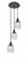 Colton - 3 Light - 12 inch - Matte Black - Cord hung - Multi Pendant (3442|113F-3P-BK-G302)