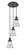 Bellmont - 3 Light - 13 inch - Matte Black - Cord hung - Multi Pendant (3442|113F-3P-BK-G192)