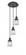 Canton - 3 Light - 12 inch - Matte Black - Cord hung - Multi Pendant (3442|113F-3P-BK-G182S)