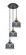 Cone - 3 Light - 14 inch - Black Antique Brass - Cord hung - Multi Pendant (3442|113F-3P-BAB-G73)