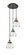 Fulton - 3 Light - 14 inch - Black Antique Brass - Cord hung - Multi Pendant (3442|113F-3P-BAB-G172)