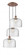 Cone - 3 Light - 18 inch - Antique Copper - Cord hung - Multi Pendant (3442|113F-3P-AC-G72-L)