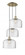 Cone - 3 Light - 18 inch - Antique Brass - Cord hung - Multi Pendant (3442|113F-3P-AB-G72-L)