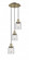 Cone - 3 Light - 12 inch - Antique Brass - Cord hung - Multi Pendant (3442|113F-3P-AB-G52)