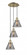 Cone - 3 Light - 14 inch - Antique Brass - Cord hung - Multi Pendant (3442|113F-3P-AB-G43)