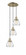 Fulton - 3 Light - 14 inch - Antique Brass - Cord hung - Multi Pendant (3442|113F-3P-AB-G172)