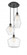 Cindyrella - 3 Light - 17 inch - Matte Black - Cord hung - Multi Pendant (3442|113B-3P-BK-G654-MU)