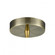 Single Port Round Canopy & Hardware (3442|100-AB)