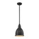 Carolton 1-Light Mini Pendant in Oil Rubbed Bronze with Matching Shade (91|66860/1)