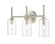 Chastine 3-Light Vanity Brushed Nickel (670|9923-BN)