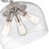 Ashford 3-Light Semi-Flush Ceiling Mount - Brushed Nickel (670|9713-BN)
