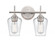 Ashford 2-Light Vanity Brushed Nickel (670|9702-BN)