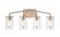 Beverlly 4-Light Vanity Modern Gold (670|9524-MG)