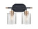 Renitta 2-Light Vanity Matte Black Modern Gold (670|9412-MB/MG)