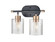 Renitta 2-Light Vanity Matte Black Modern Gold (670|9412-MB/MG)