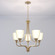 Alberta 5-Light Chandelier Ceiling Light Modern Gold (670|492005-MG)