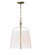 Leander transitional 1-light indoor dimmable small hanging shade pendant in antique gild rustic gold (7725|AP1241ADB)