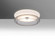 Besa Topper 8 Ceiling, Opal/Smoke, Finish, 1x10W LED (127|TOPPER8SMC-LED)