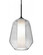 Besa Link Pendant for Multiport Canopy, Clear/Opal, Black Finish, 1x9W LED (127|J-LINKCL-LED-BK)