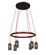 Besa Cirque 120V Suspension (127|CIRQUE-120V-EDIL-RD-MS)