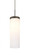Besa Friz Cord Pendant, Opal Glossy, Bronze Finish, 1x9W LED (127|1JT-FRIZOG-LED-BR)