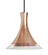 Besa, Rio Stem Pendant, Copper Foil/Clear, Bronze Finish, 1x60W Medium Base (127|1TT-RIOCF-BR)