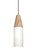Besa, Nini Cord Pendant for Multiport Canopy, Natural/Opal, Bronze Finish, 1x40W Medium Base (127|J-NININA-BR)