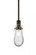 Besa, Wish Stem Pendant, Clear, Bronze Finish, 1x40W E12 Base (127|1TT-WISHCL-BR)