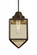 Besa, Bravo Cord Pendant For Multiport Canopy, Bronze/Gold Bubble, Bronze Finish, 1x6 (127|J-BRAVOBR-BR)