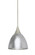 Besa Divi Pendant, Silver Foil, Satin Nickel, 1x9W LED (127|XP-1758SF-LED-SN)