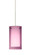 Besa Pendant For Multiport Canopy Pahu 4 Satin Nickel Transparent Amethyst/Opal 1x5W (127|X-A44007-LED-SN)