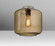 Besa Niles 10 Ceiling, Smoke Bubble, Satin Nickel Finish, 1x4W LED Filament (127|NILES10SMC-EDIL-SN)