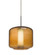 Besa Niles 10 Pendant For Multiport Canopy, Amber Bubble/Opal, Bronze Finish, 1x60W M (127|J-NILES10AO-BR)