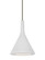 Besa Gala Pendant For Multiport Canopy, White, Bronze Finish, 1x9W LED (127|J-GALAWH-LED-BR)