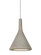 Besa Gala Pendant For Multiport Canopy, Tan, Satin Nickel Finish, 1x9W LED (127|J-GALATN-LED-SN)