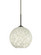 Besa Coco 8 Pendant For Multiport Canopy, Carrera, Bronze Finish, 1x9W LED (127|J-COCO819-LED-BR)