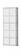 Besa Outdoor Bree 26 Silver White Acrylic 3x8W LED (127|BREE26-WA-LED-SL)