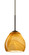 Besa Bolla LED Pendant For Multiport Canopy Honey Bronze 1x9W LED (127|B-4122HN-LED-BR)