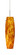 Besa Tu Tu Pendant For Multiport Canopy Satin Nickel Amber Cloud 1x40W Halogen (127|B-412118-HAL-SN)