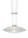 Besa Pendant Spazio Satin Nickel Clear/Frost 1x50W Halogen (127|1XA-6294CL-SN)