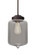 Besa Olin Stem Pendant Bronze Smoke 1x4W LED Filament (127|1TT-OLINSM-EDIL-BR)