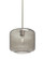 Besa Niles 10 Pendant, Smoke Bubble, Satin Nickel Finish, 1x60W Medium Base T10 (127|1TT-NILES10SM-SN)
